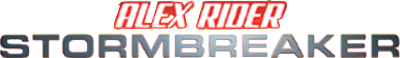Alex Rider Stormbreaker title screen for Nintendo DS